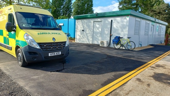New Treatment Centre and Ambulance Parking